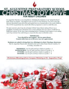 Hermits Annual Community Service Project begins in December 2020